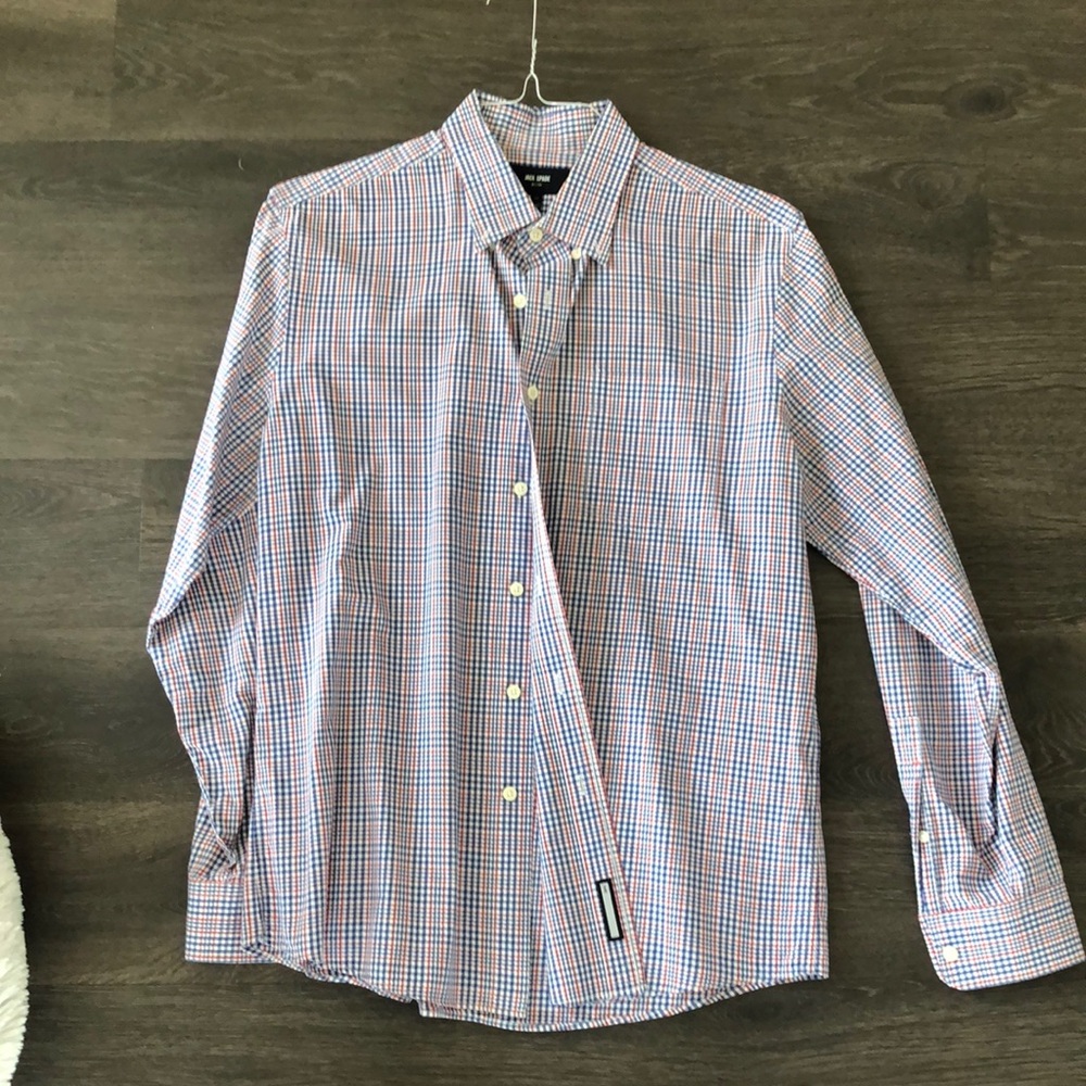 Jack Spade men’s blue and red checkered